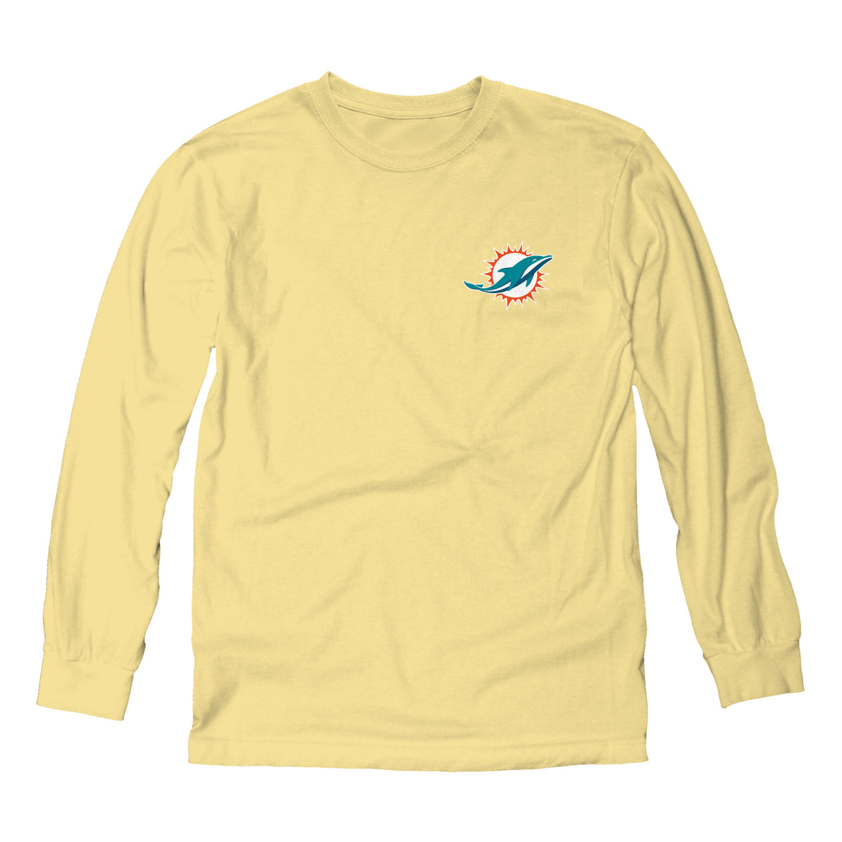 Mens Miami Dolphins Long Sleeved T-Shirts, Dolphins Long Sleeved T