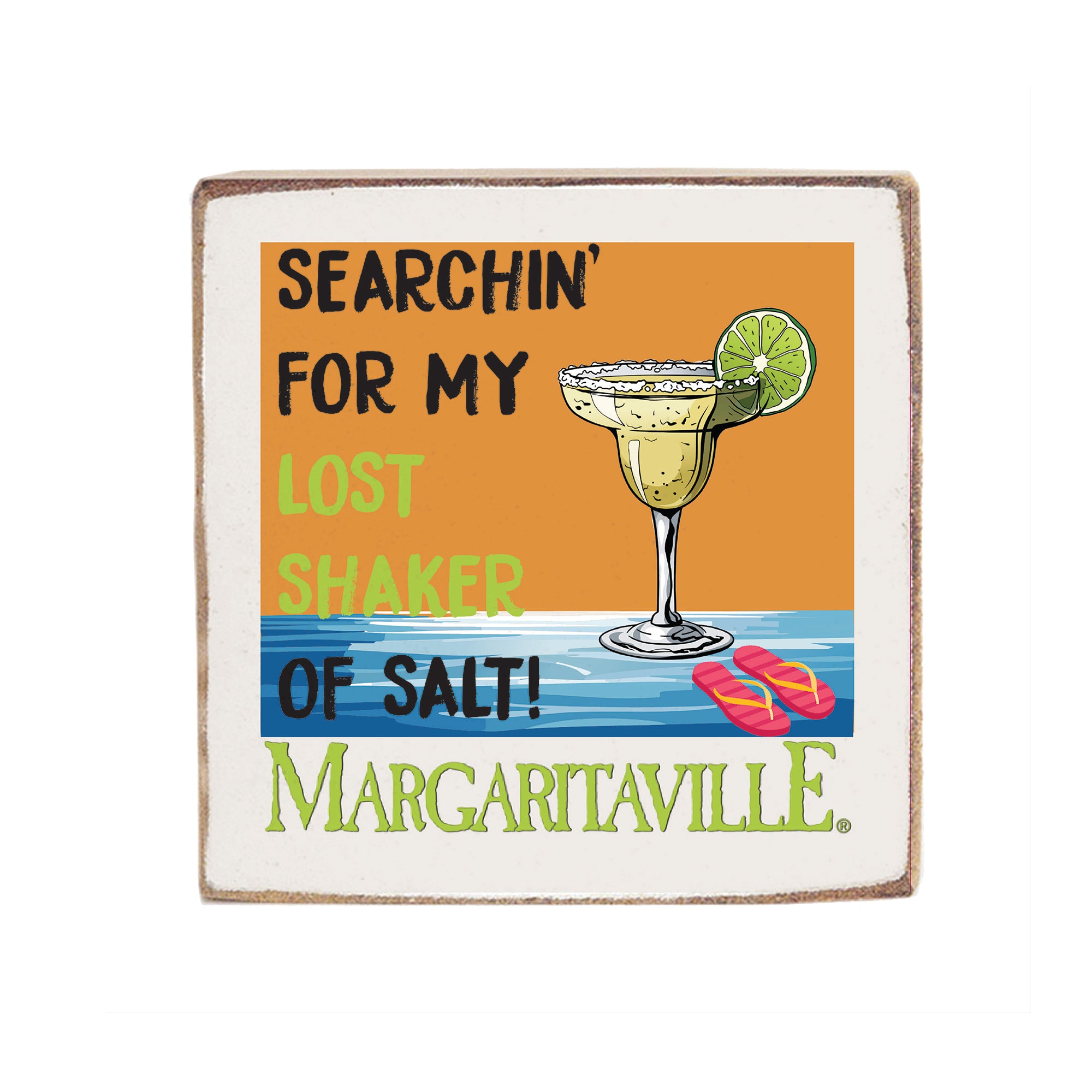 Searchin' for My Lost Shaker of Salt Wood Block – Margaritaville Store