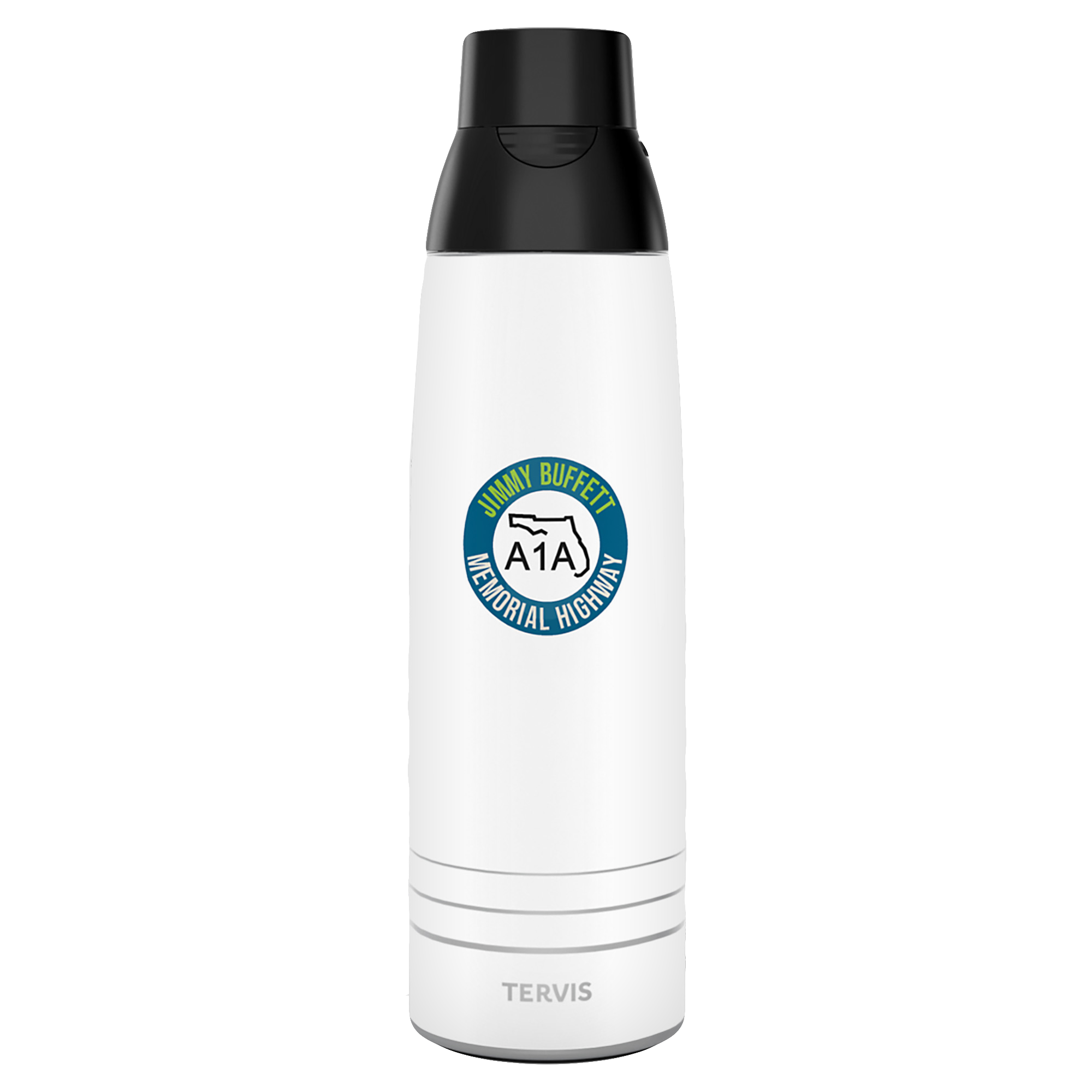 A1A Jimmy Buffett Memorial Highway Water Bottle