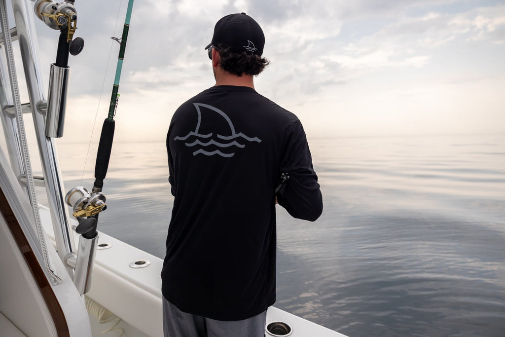 Last Mango Shark Fin Long Sleeve Performance Tee
