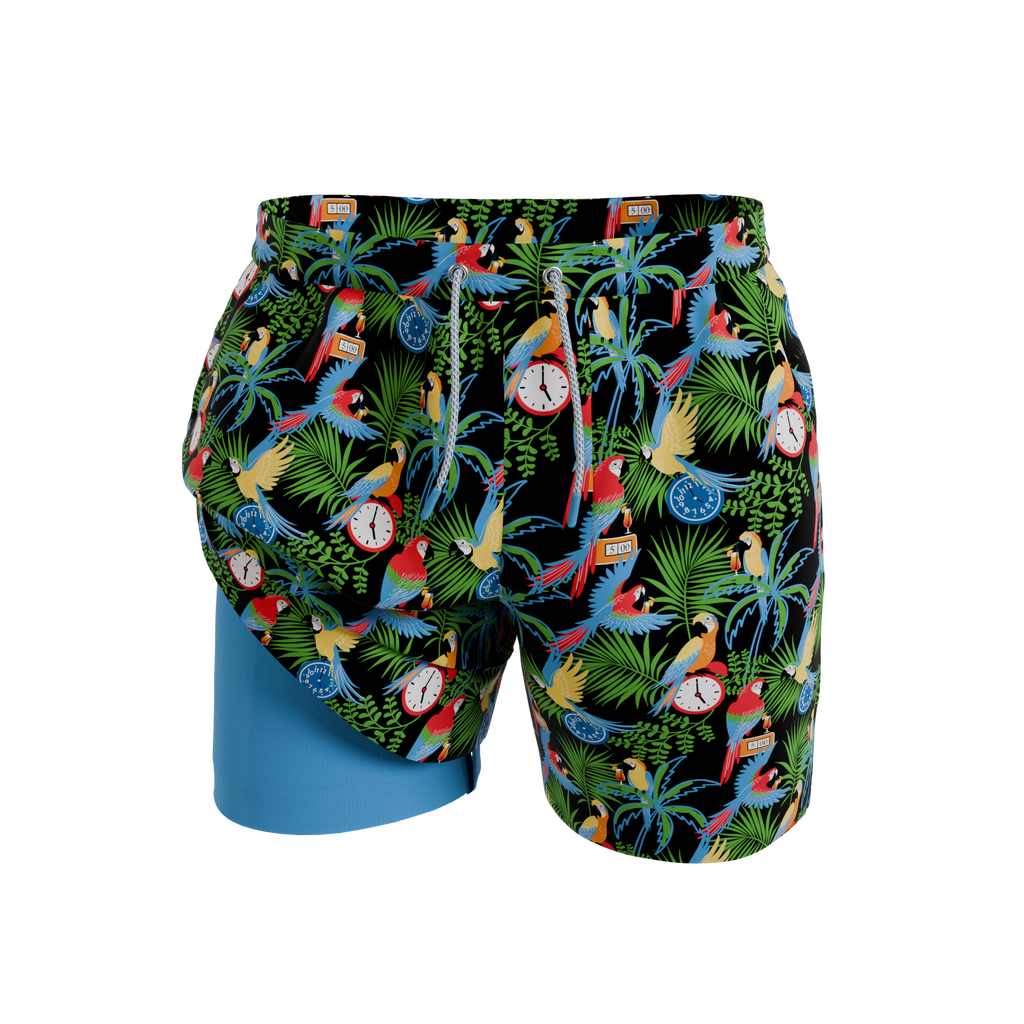5 O'Clock Somewhere Swim Trunks