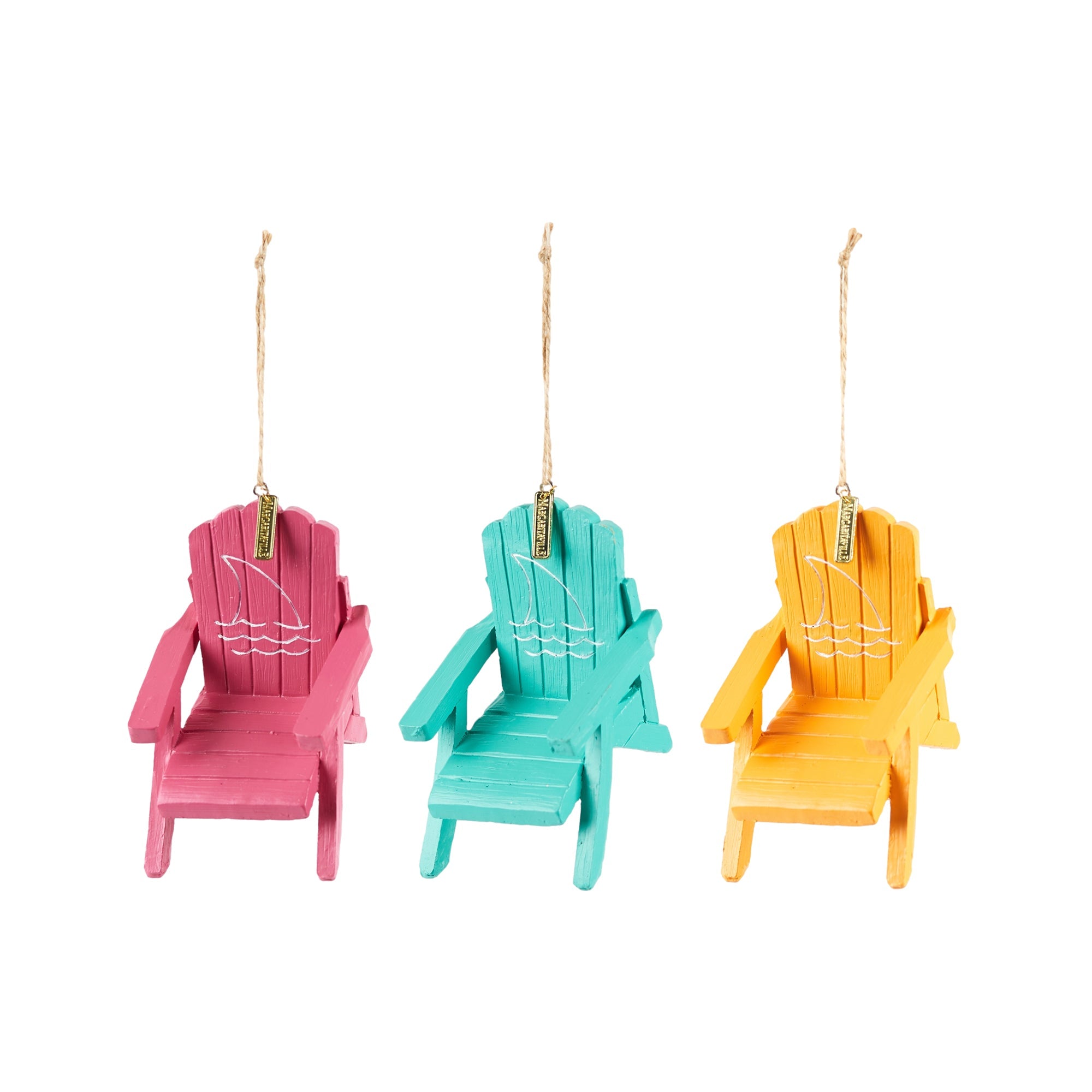 Margaritaville Adirondack Chair Ornament (Set of 3)