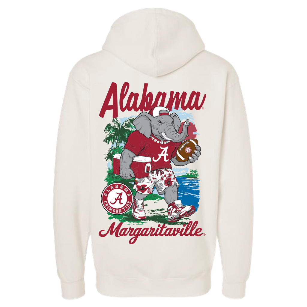 Margaritaville x Alabama Crimson Tide Collab Mascot Hoodie