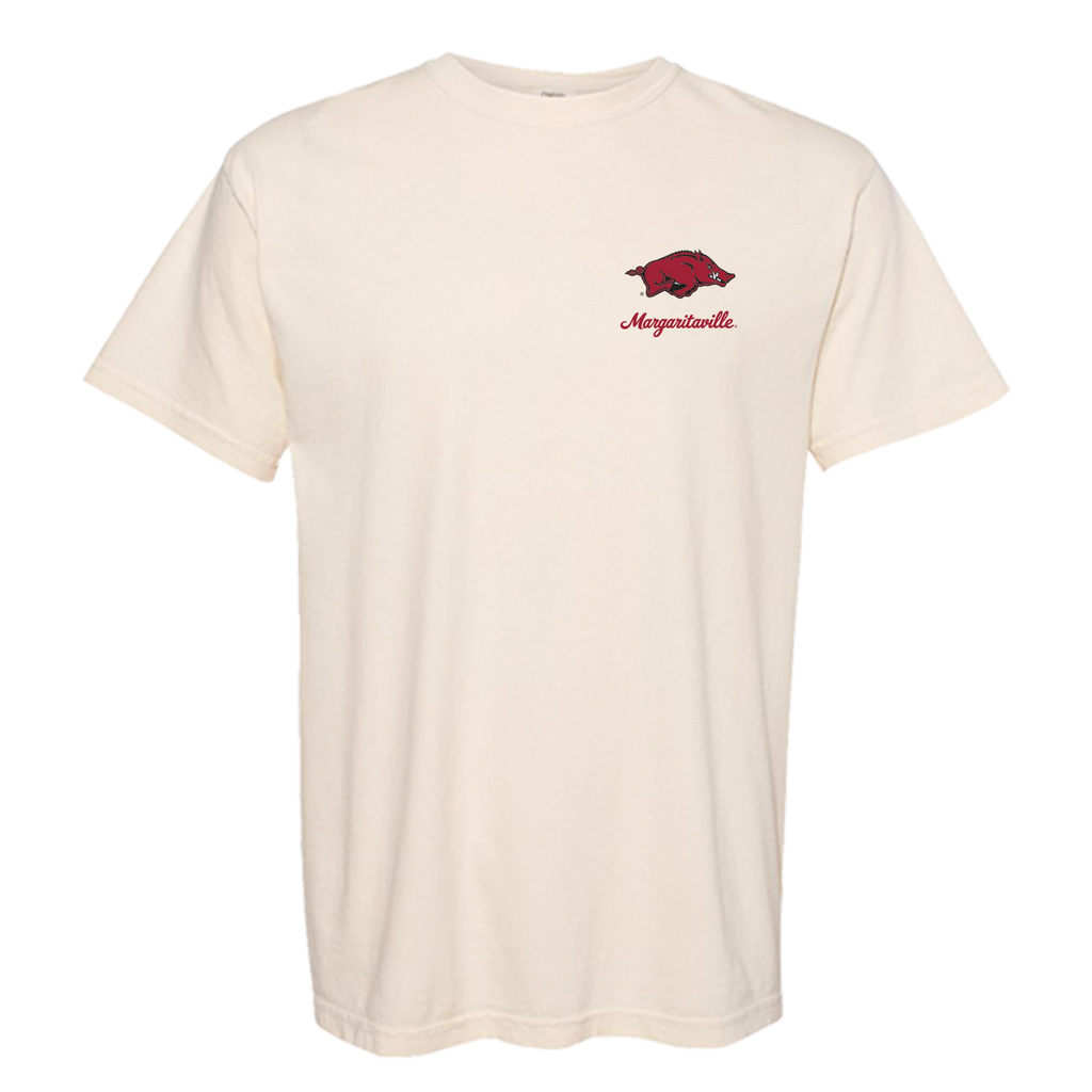 Margaritaville x Arkansas Razorbacks Collab Mascot T-Shirt