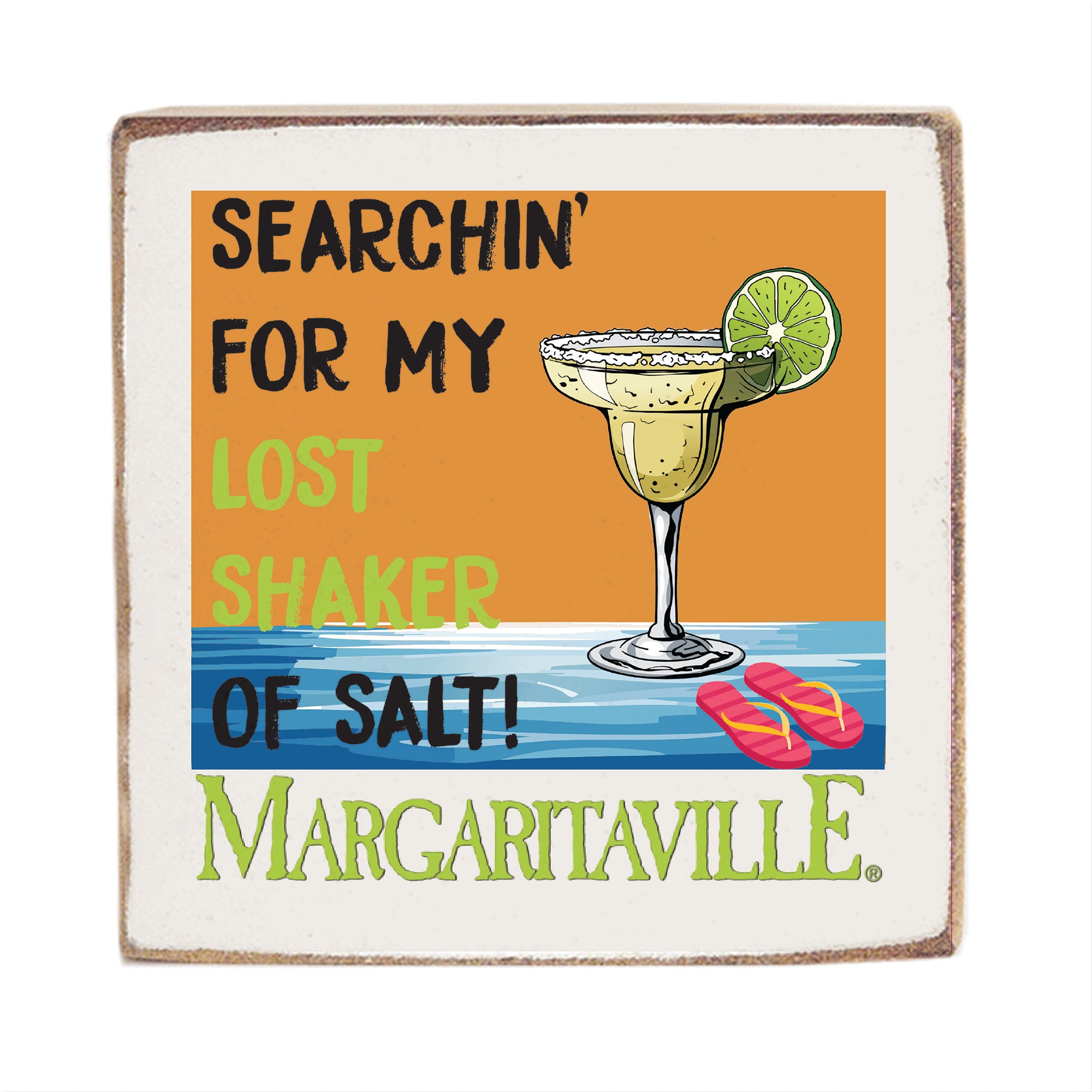 Searchin' for My Lost Shaker of Salt Wood Block