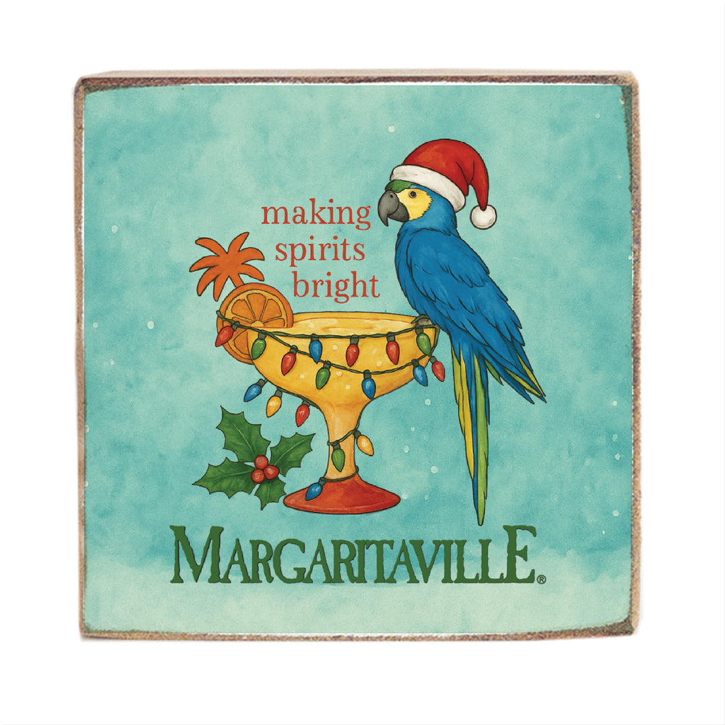 Making Spirits Bright Wood Block