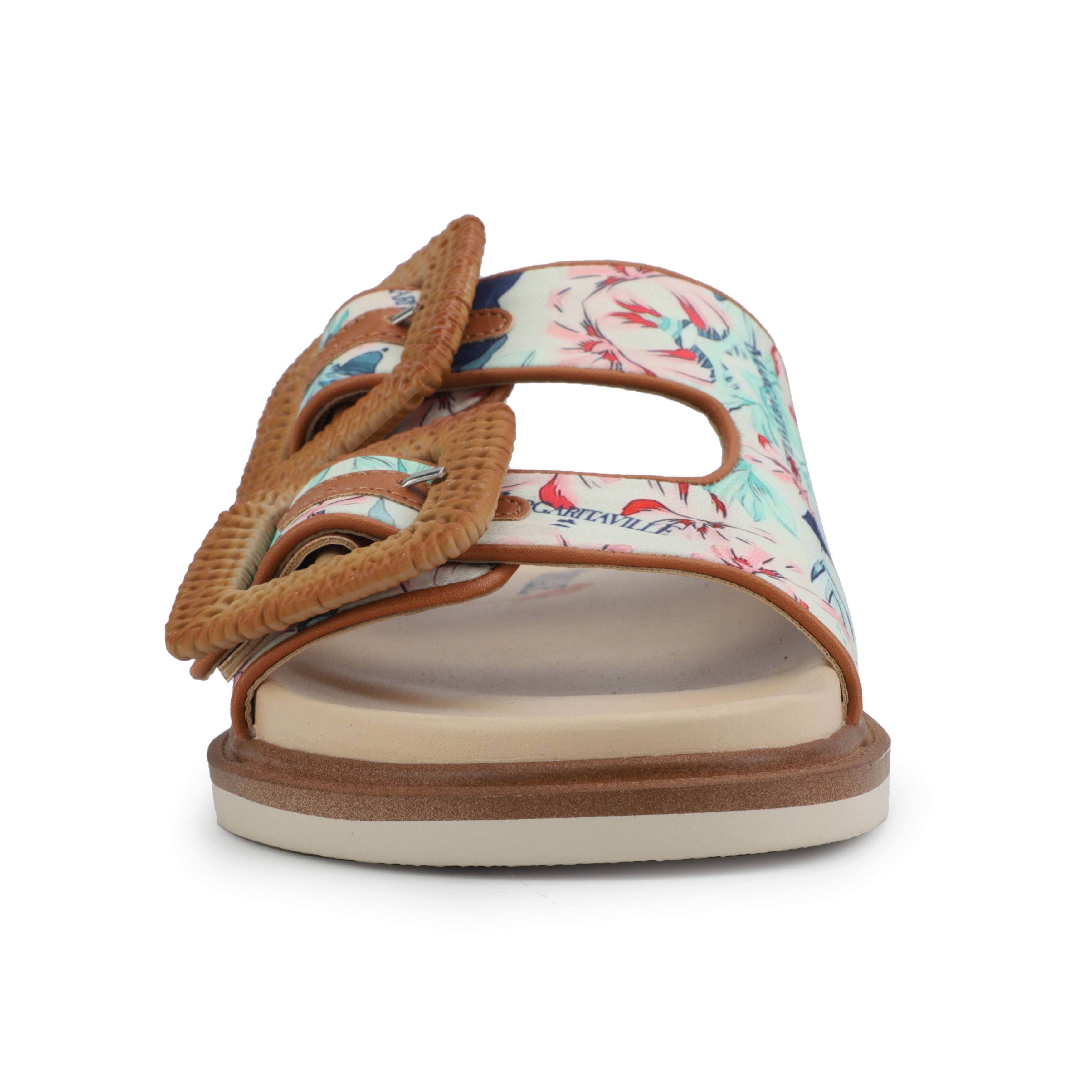 Margaritaville Fins Up Buckle Slide - Pink