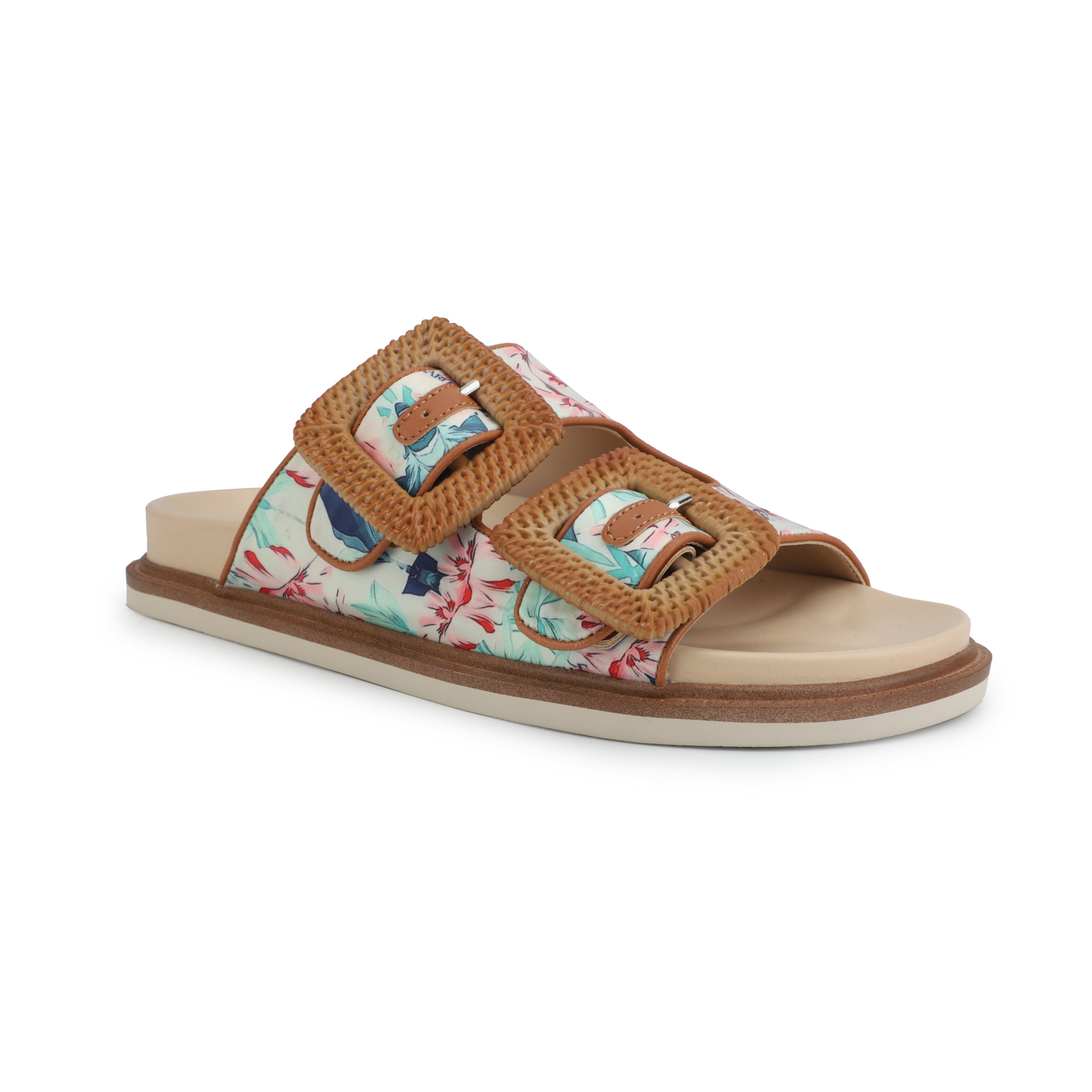 Margaritaville Fins Up Buckle Slide - Pink