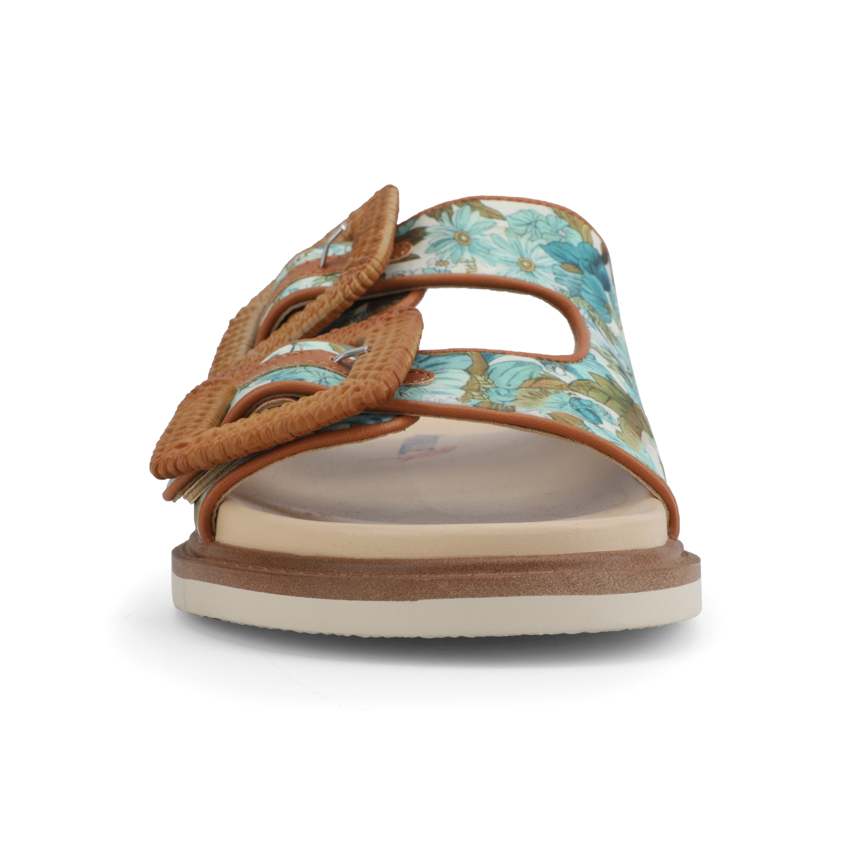 Margaritaville Fins Up Buckle Slide - Teal