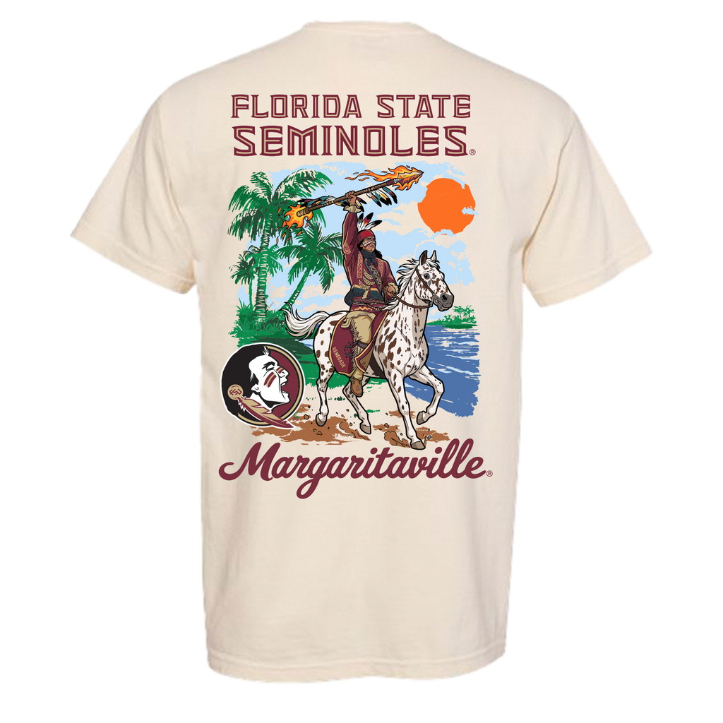 Margaritaville x Florida State Seminoles Collab Mascot T-Shirt
