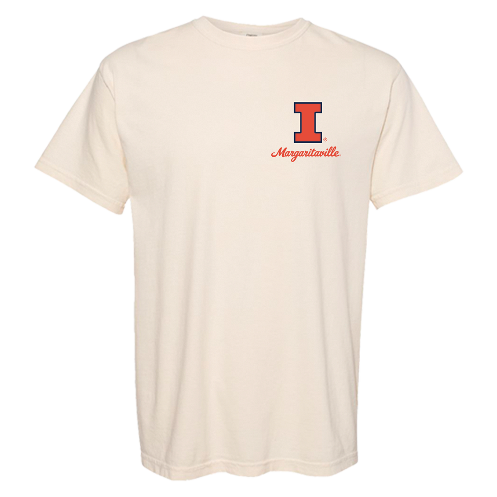 Margaritaville x Illinois Fighting Illini Collab Helmet T-Shirt