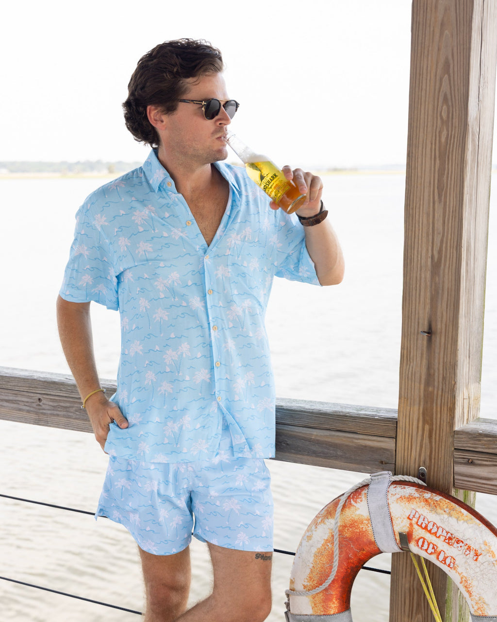 Margaritaville by Kenny Flowers - The Calm Before The Storm - Short Sleeve Shirt