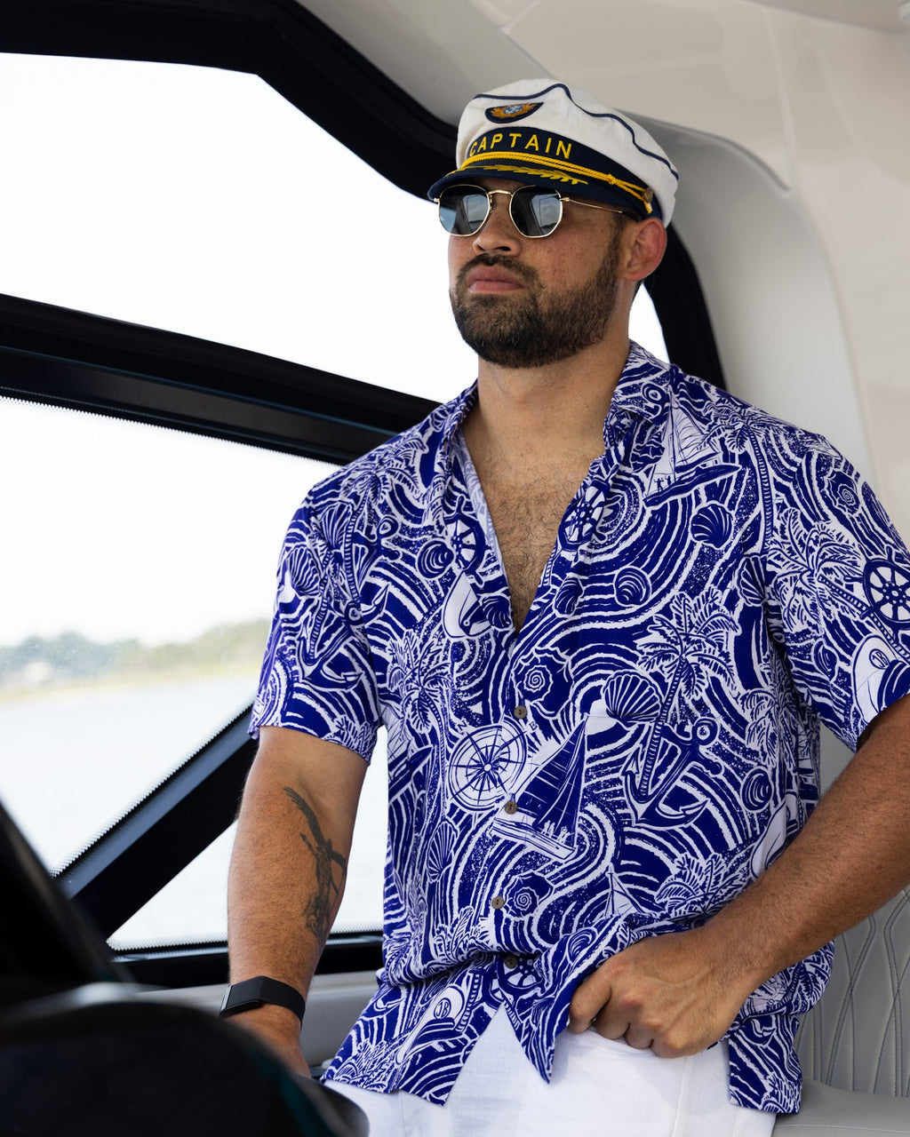 Margaritaville by Kenny Flowers - The Fun of a Sailor - Short Sleeve Shirt