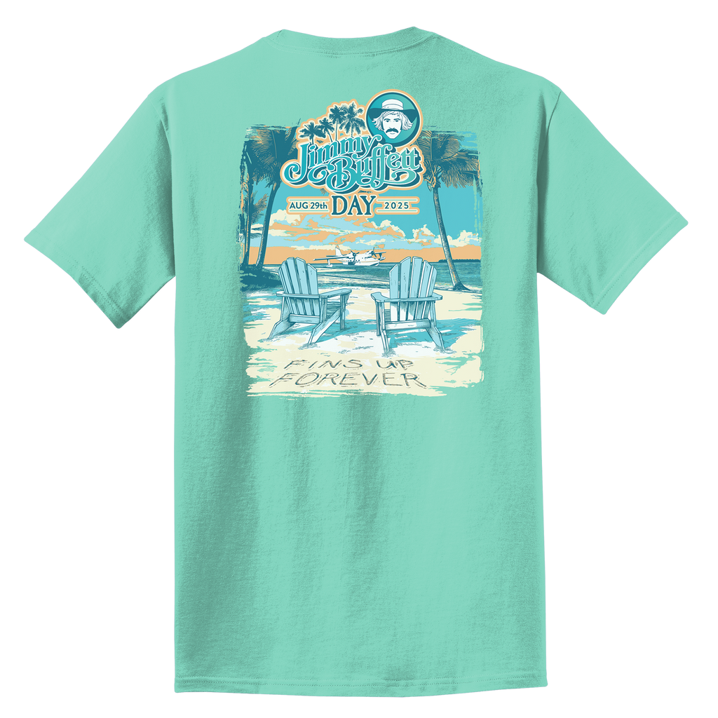 Jimmy Buffett Day Fins Up Forever T-Shirt