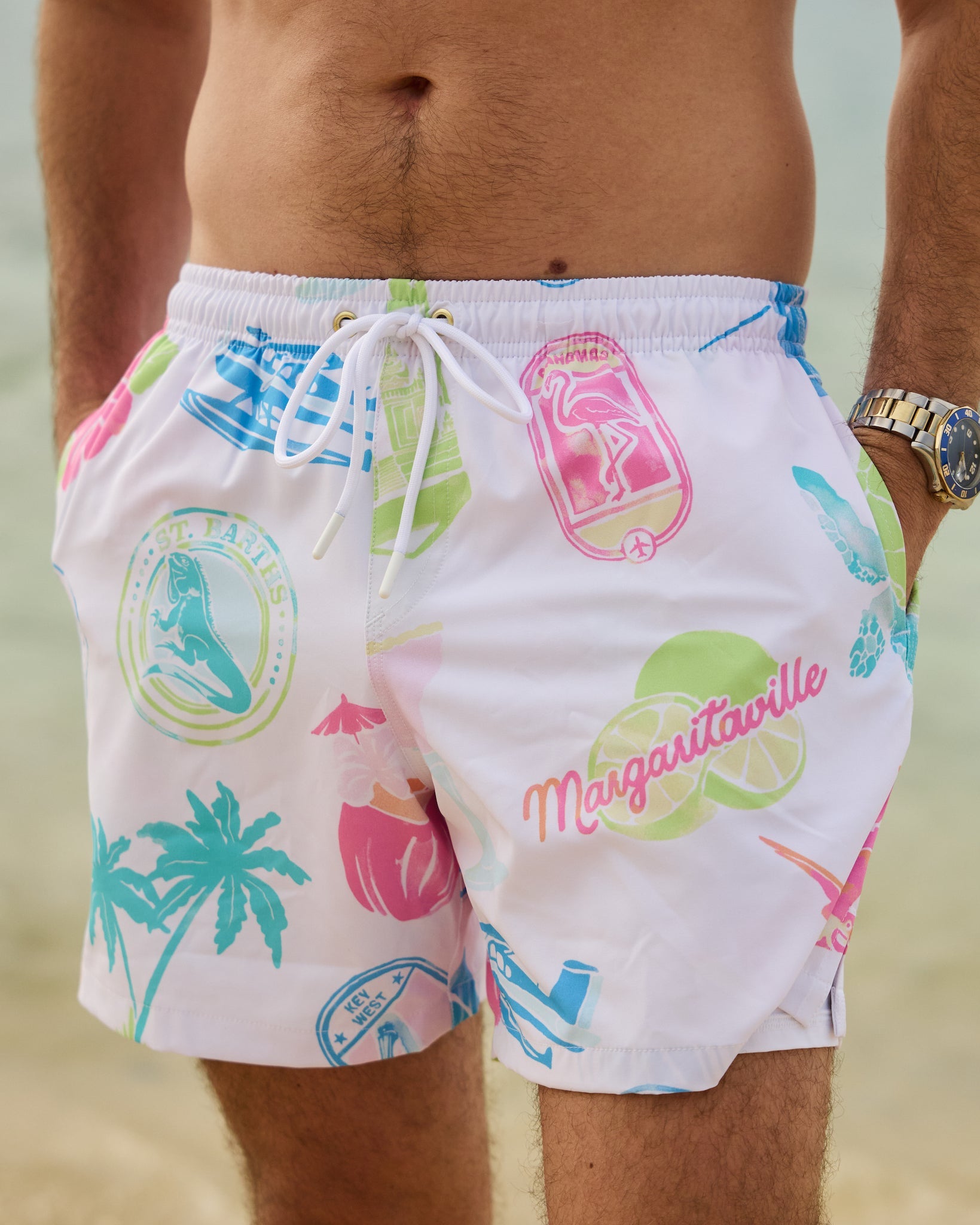 Margaritaville by Kenny Flowers - The Changes in Latitude – All-day Athleisure Short