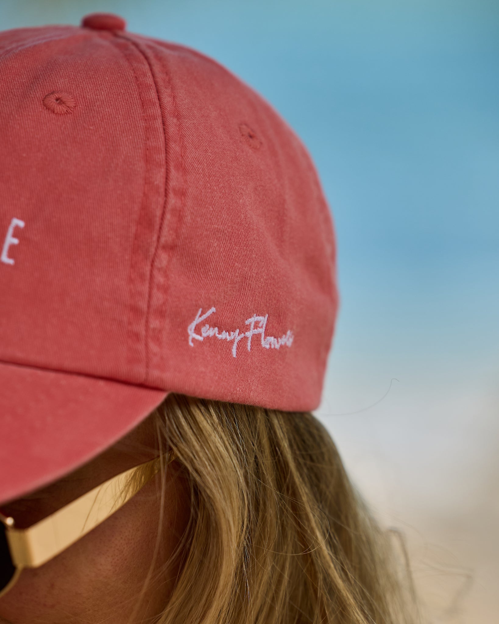 Margaritaville - Coral Dad Hat - Margaritaville by Kenny Flowers Embroidered Cap