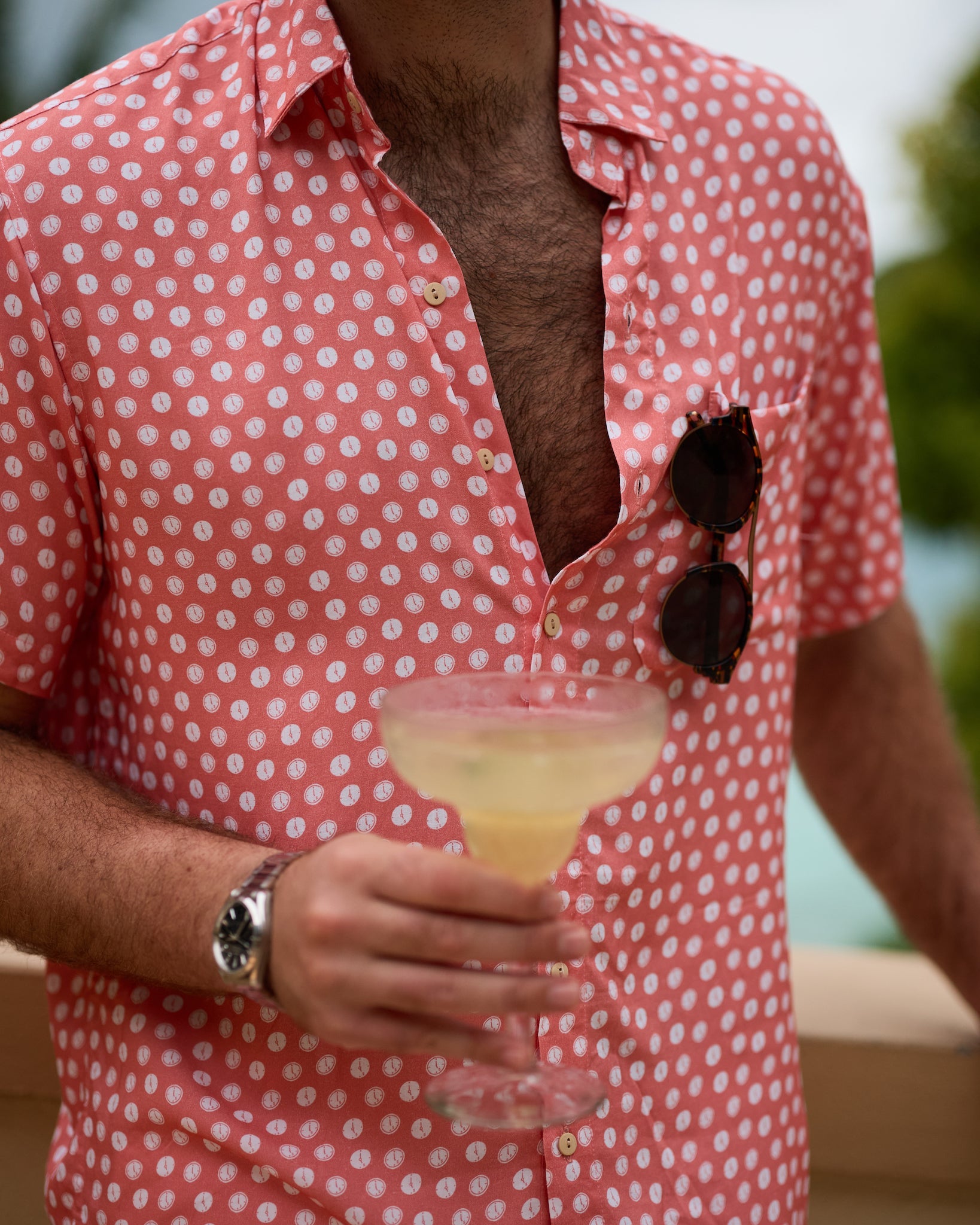 Margaritaville by Kenny Flowers – The 5 O’Clock On The Dot - Short Sleeve Shirt