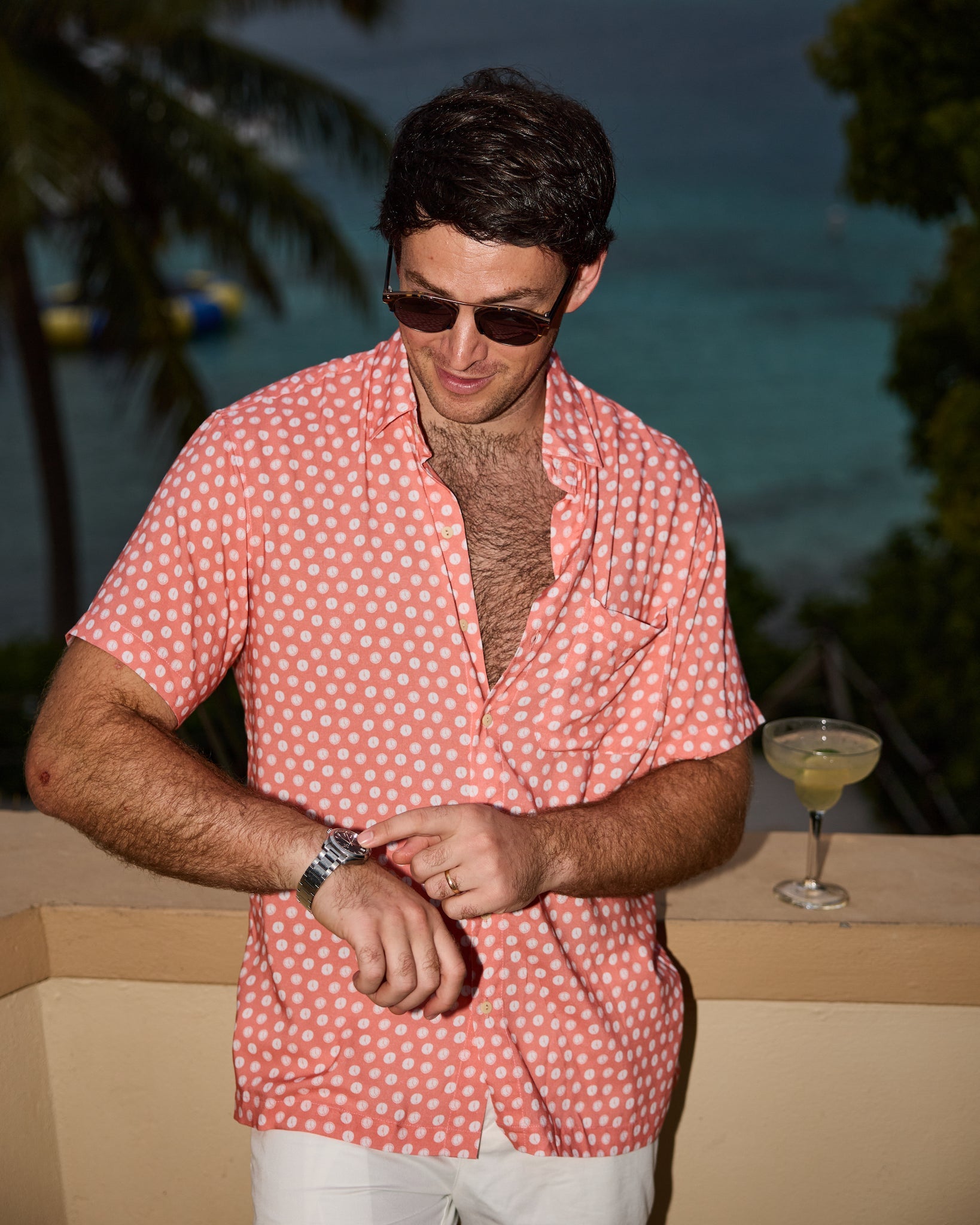 Margaritaville by Kenny Flowers – The 5 O’Clock On The Dot - Short Sleeve Shirt