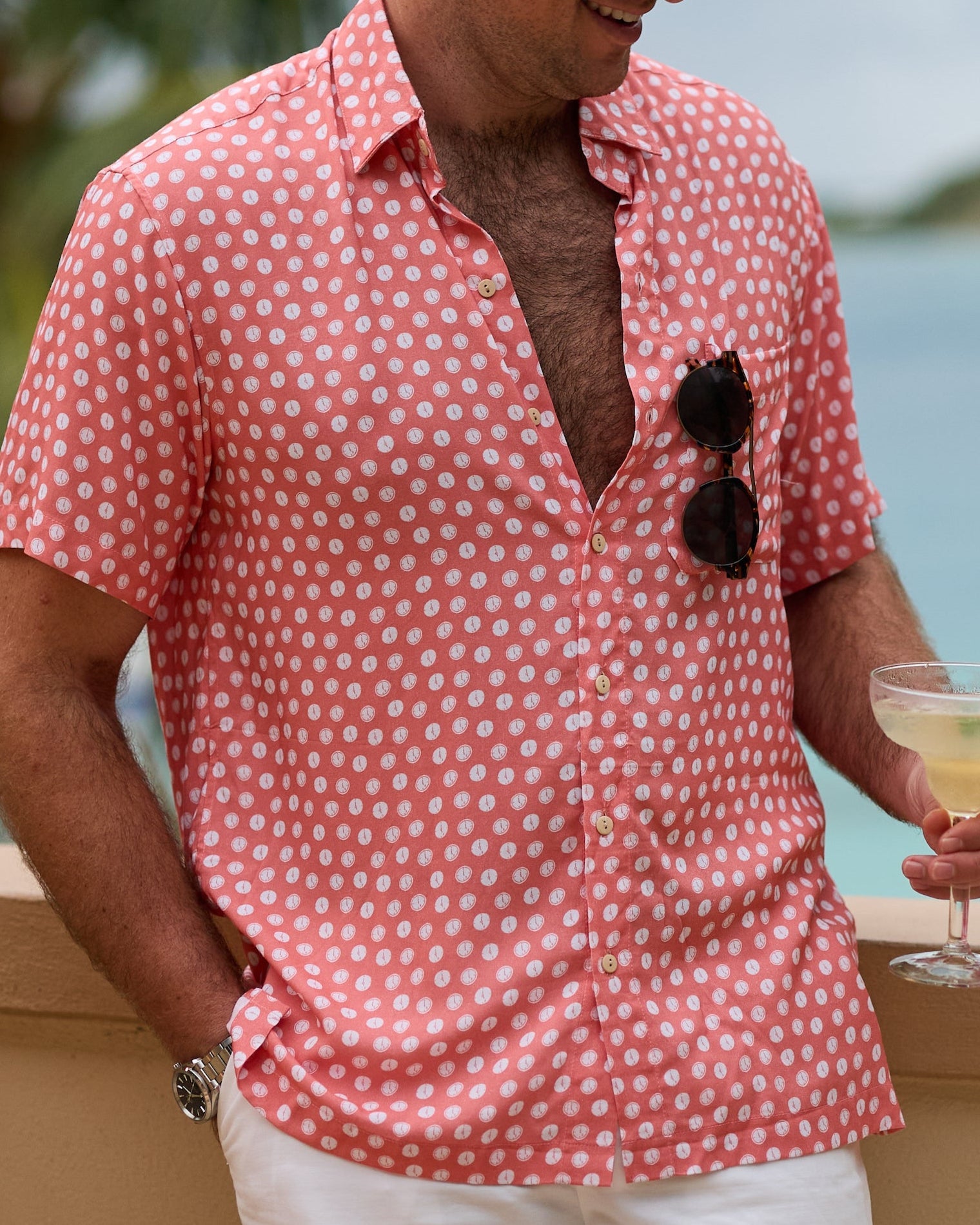 Margaritaville by Kenny Flowers – The 5 O’Clock On The Dot - Short Sleeve Shirt