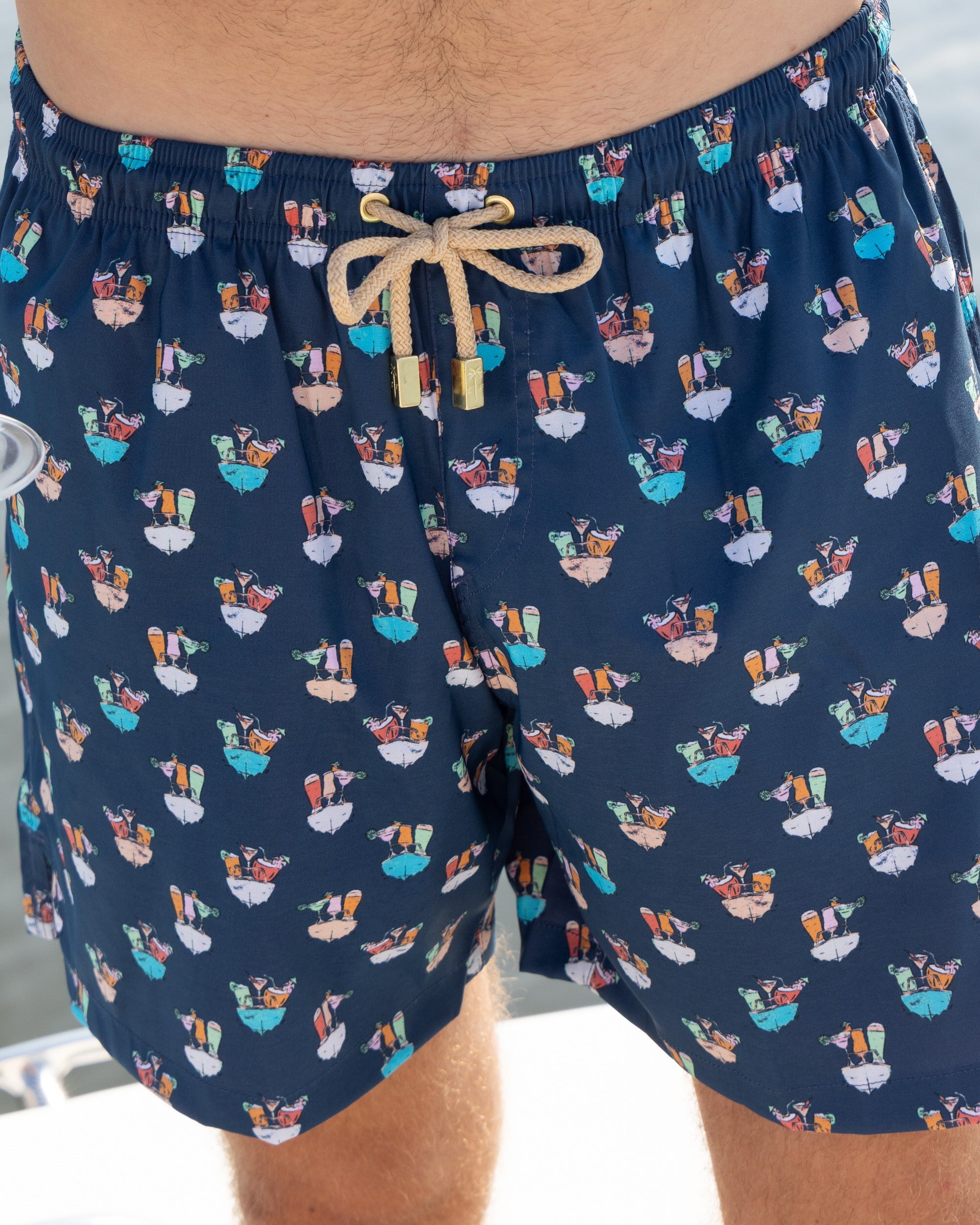 Margaritaville by Kenny Flowers – Boat Drinks - Swim Trunks