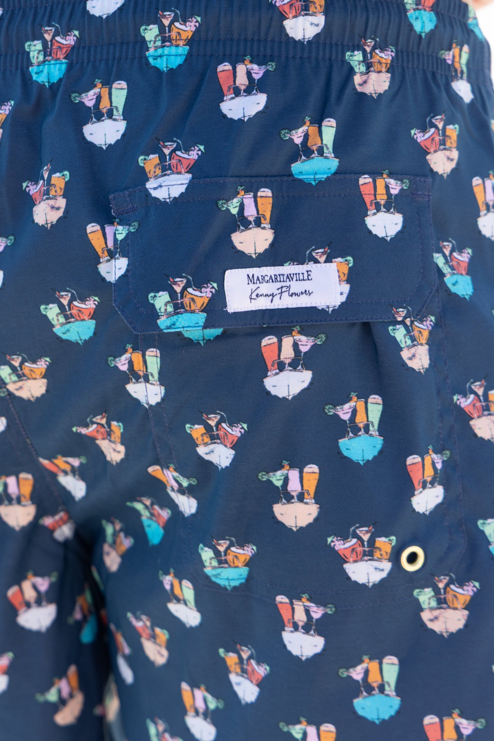 Margaritaville by Kenny Flowers – Boat Drinks - Swim Trunks