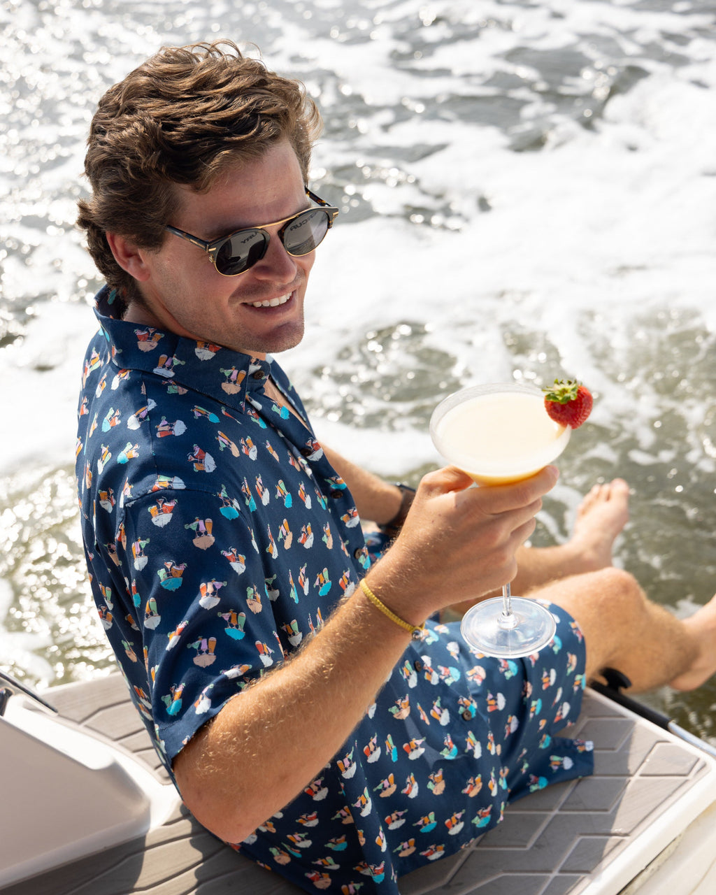 Margaritaville by Kenny Flowers – Boat Drinks - Swim Trunks