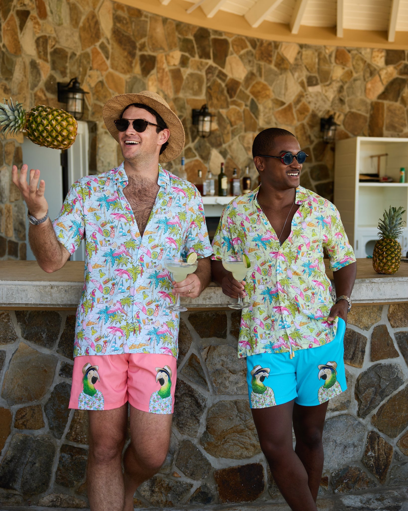 Margaritaville by Kenny Flowers - Welcome to Margaritaville – Lime – Short Sleeve Shirt