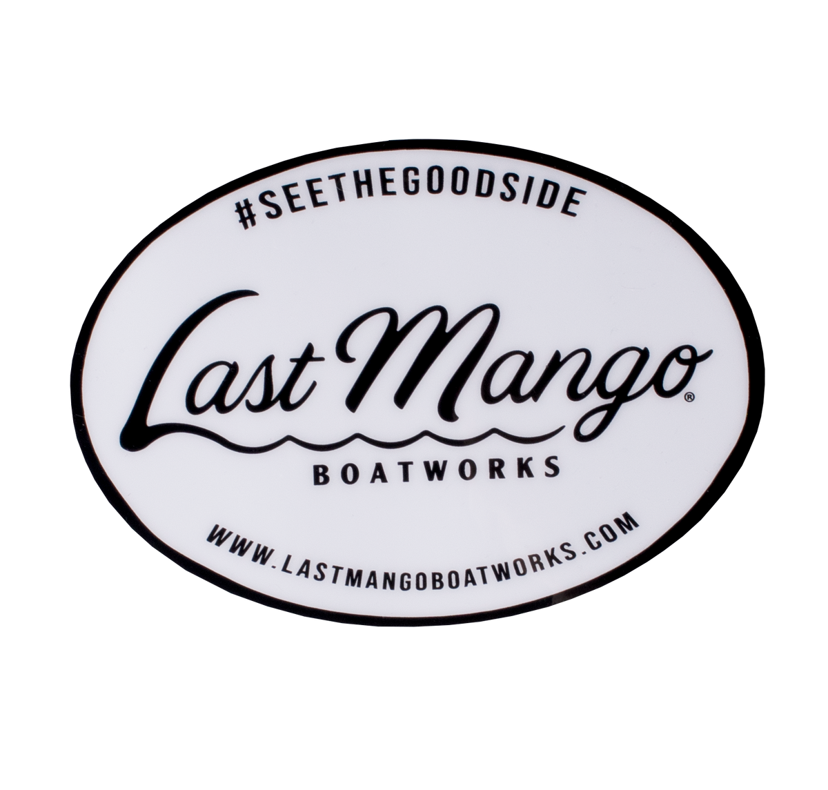 Last Mango Boatworks Logo Sticker
