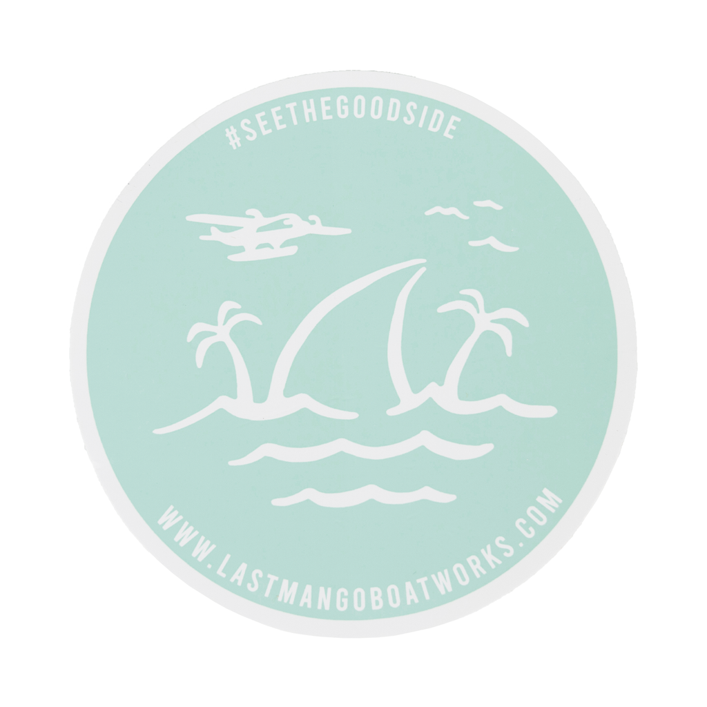 4" Last Mango See the Good Side Sticker