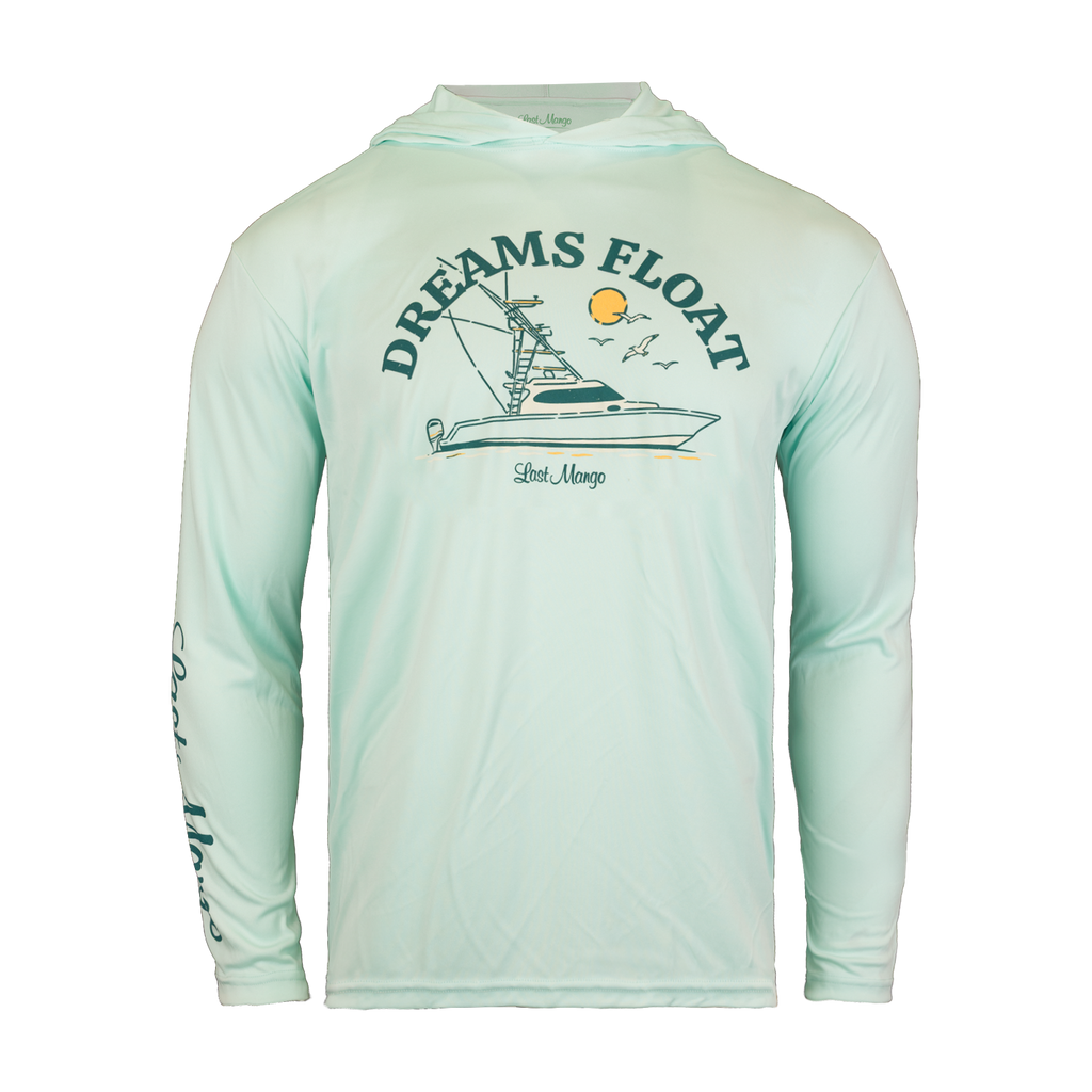 Dreams Float Long Sleeve Performance Hooded Tee
