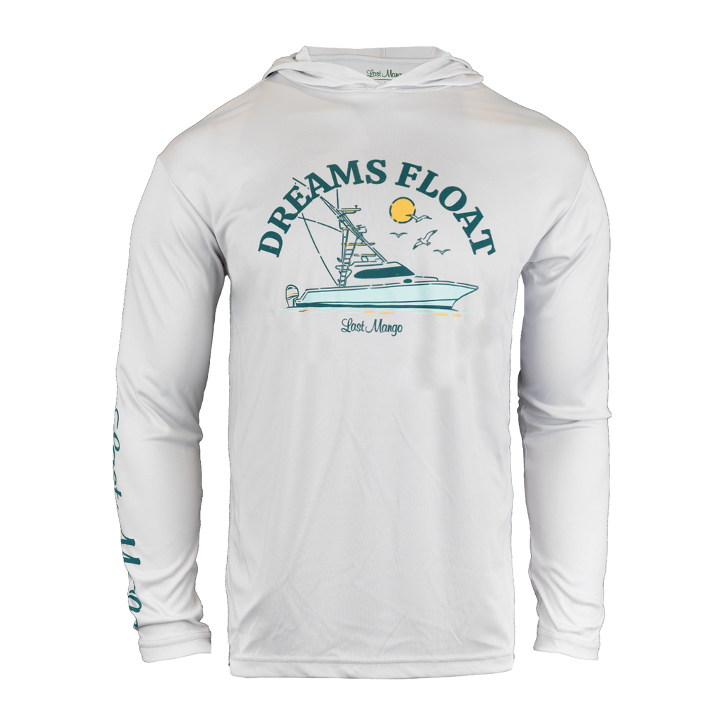 Dreams Float Long Sleeve Performance Hooded Tee