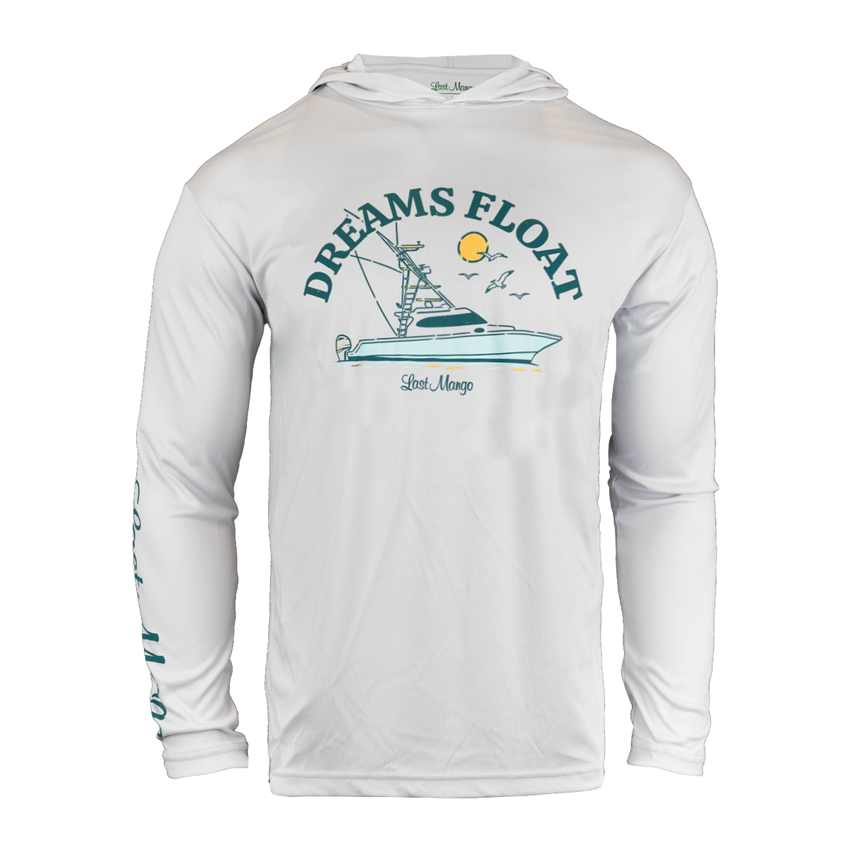 Dreams Float Long Sleeve Performance Hooded Tee