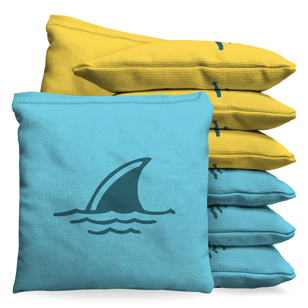 Margaritaville LandShark 9.5oz Baggo Bean Bag Toss Bags (set of 8)