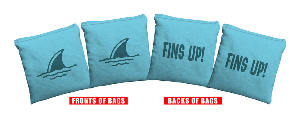 Margaritaville LandShark 9.5oz Baggo Bean Bag Toss Bags (set of 8)