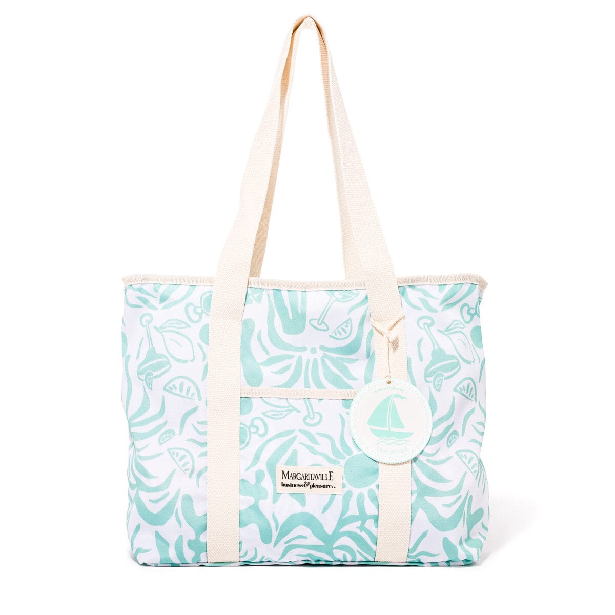The Volcano Beach Bag - Last Mango Green Tiki