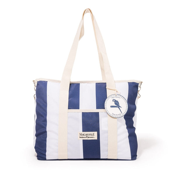 The Volcano Cooler Tote Bag - Continental Drifter Stripe