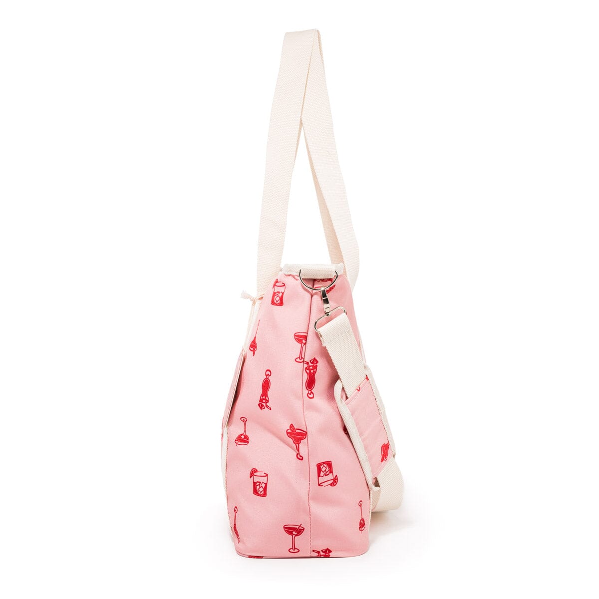 The Volcano Cooler Tote Bag - Strawberry Daiquiri Marg