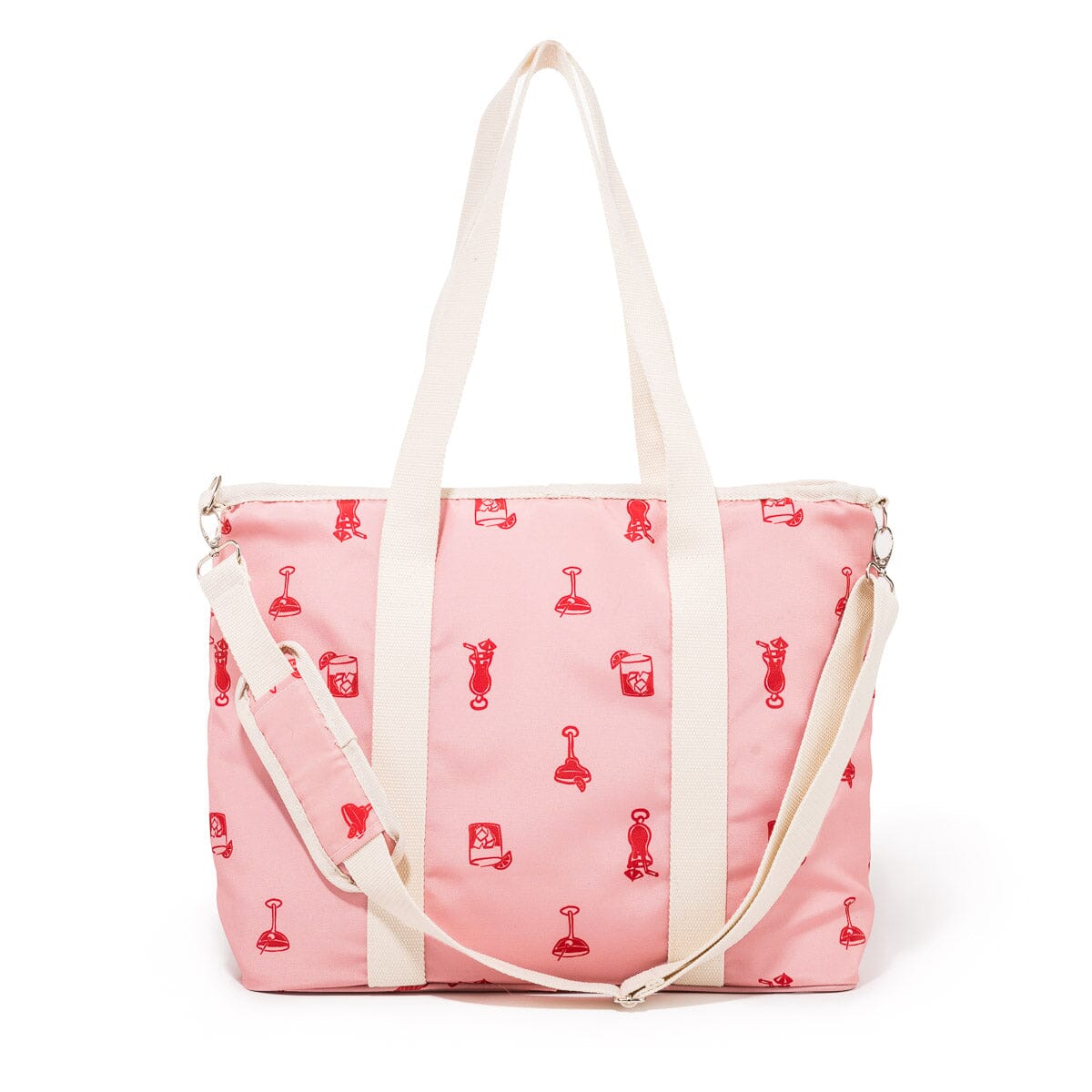 The Volcano Cooler Tote Bag - Strawberry Daiquiri Marg