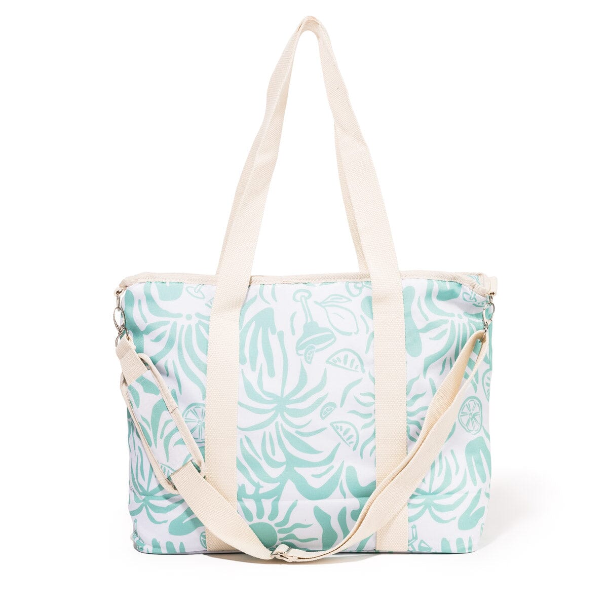 The Volcano Cooler Tote Bag - Last Mango Green Tiki