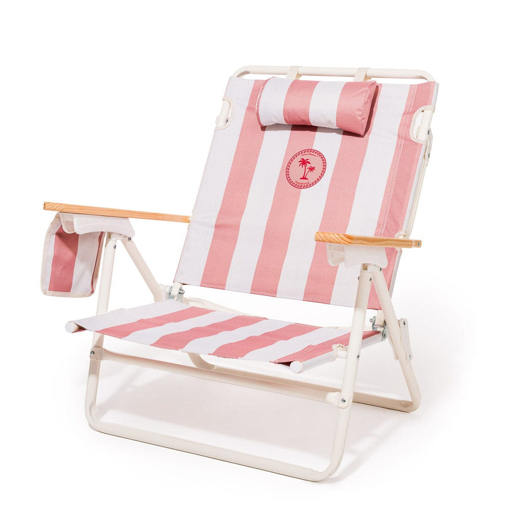 The Mañana Chair - Strawberry Daiquiri Stripe