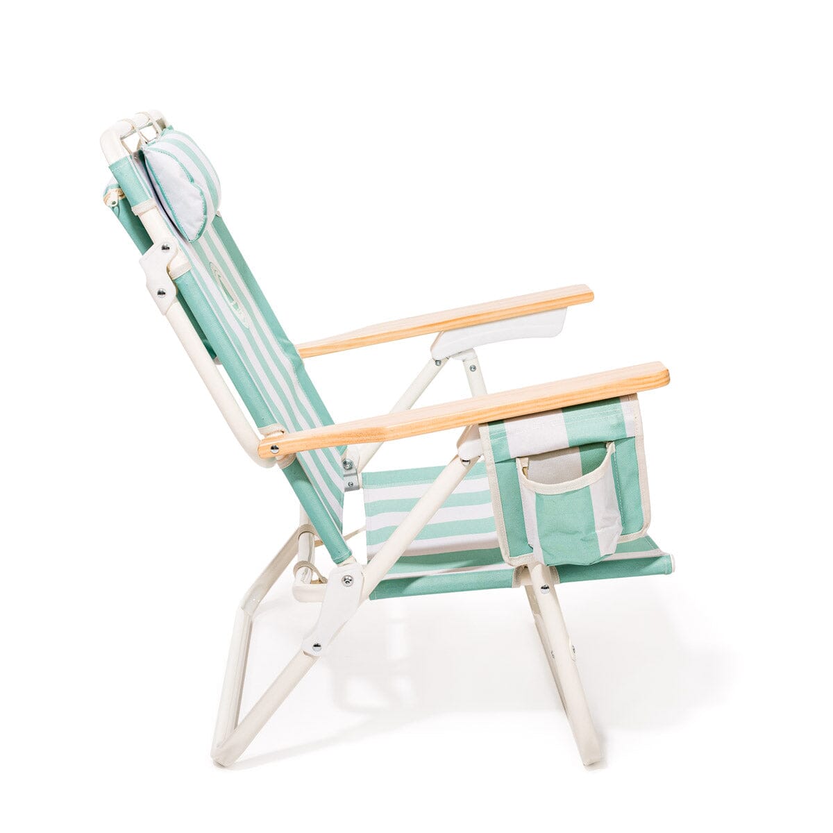 The Mañana Chair - Last Mango Green Stripe