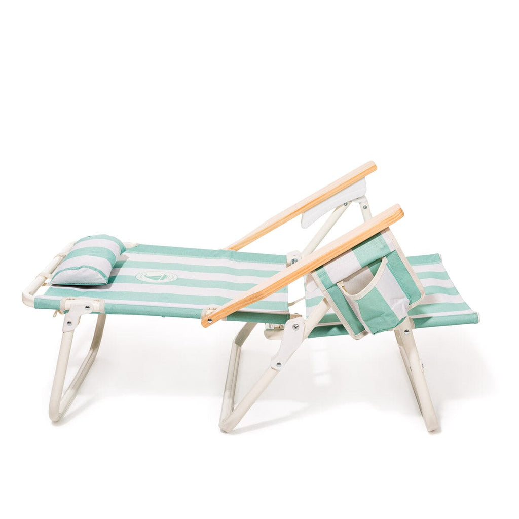 The Mañana Chair - Last Mango Green Stripe