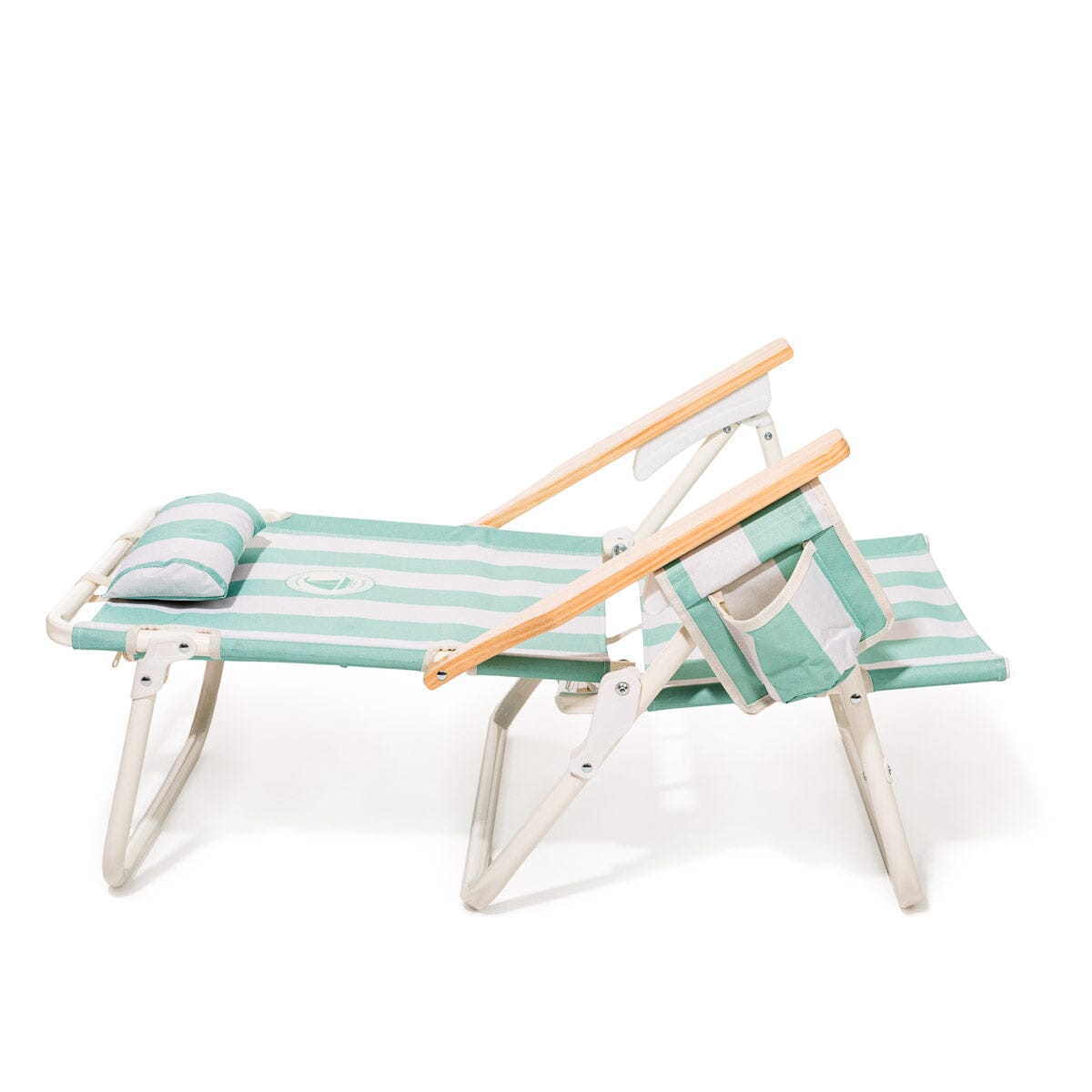 The Mañana Chair - Last Mango Green Stripe
