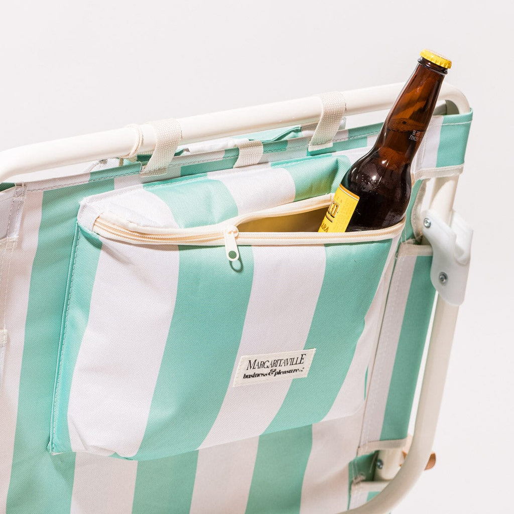 The Mañana Chair - Last Mango Green Stripe