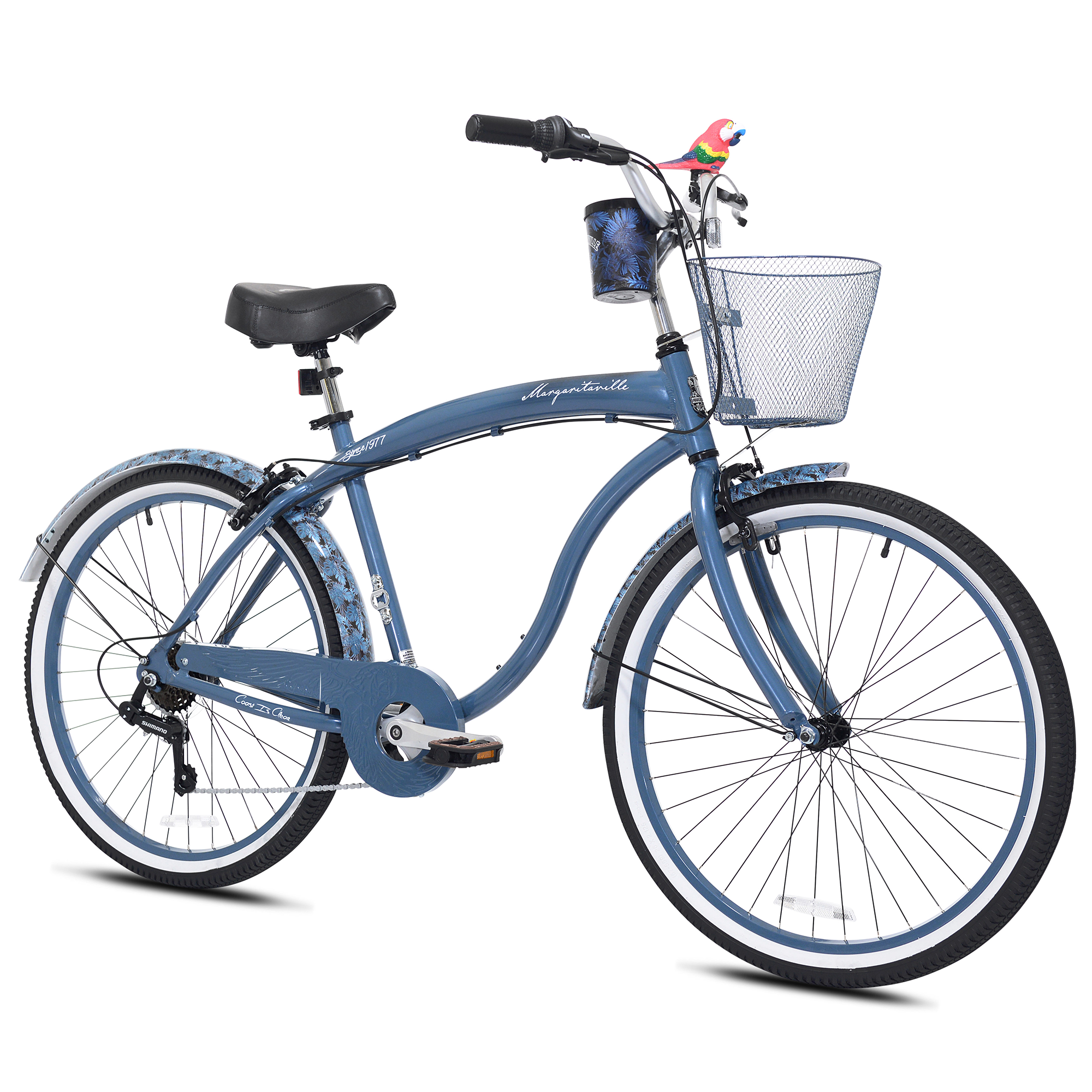 Margaritaville Coast is Clear Bicycle - Grey Blue
