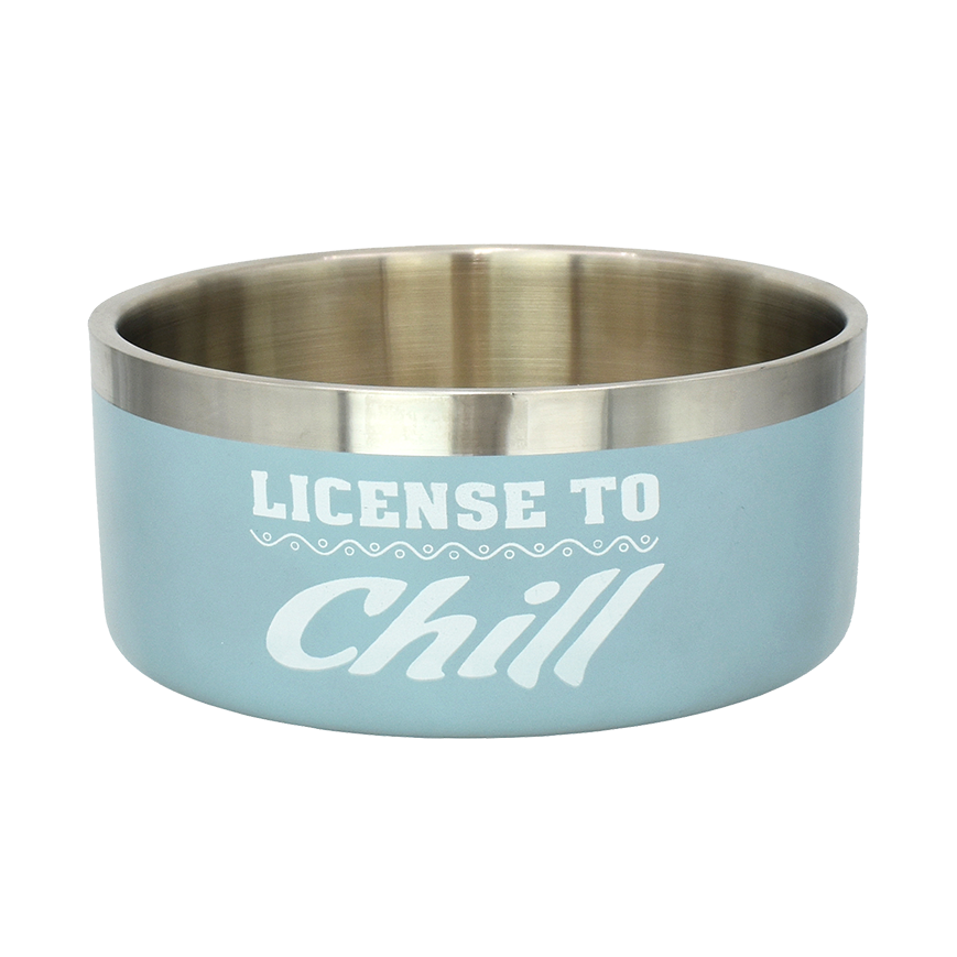 License to Chill Pet Bowl - Large