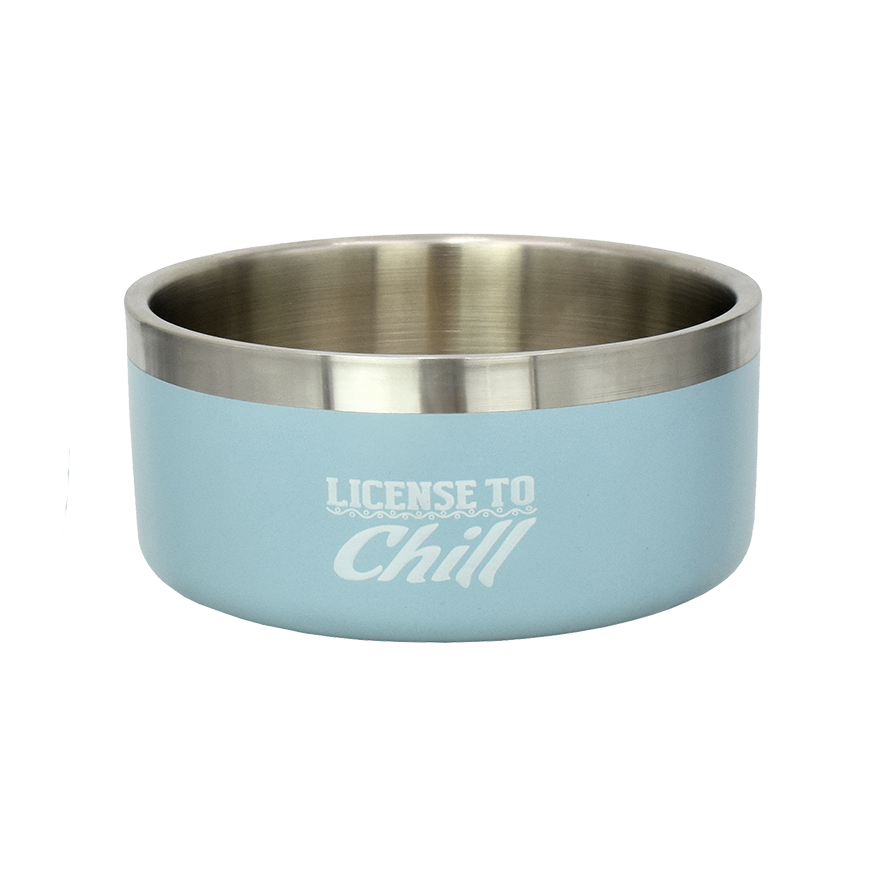 License to Chill Pet Bowl - Medium