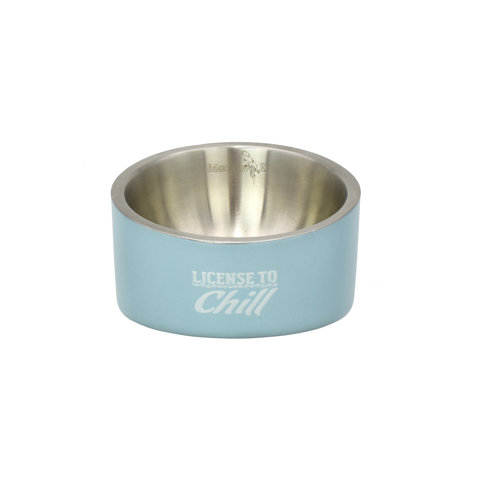 License to Chill Slant Pet Bowl - Small