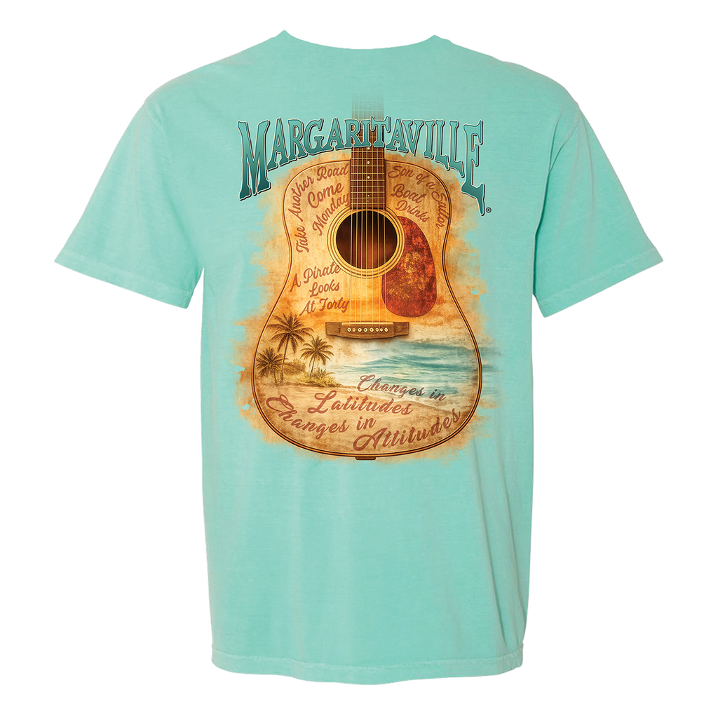 Changes in Latitudes Guitar T-shirt