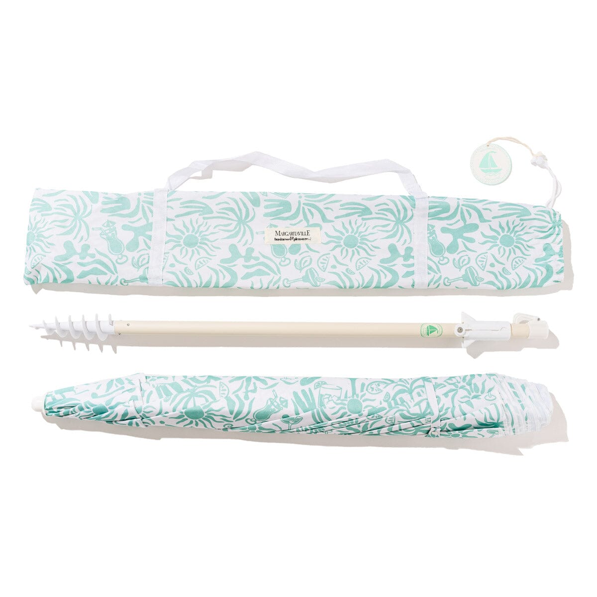 The Mañana Umbrella - Last Mango Green Tiki